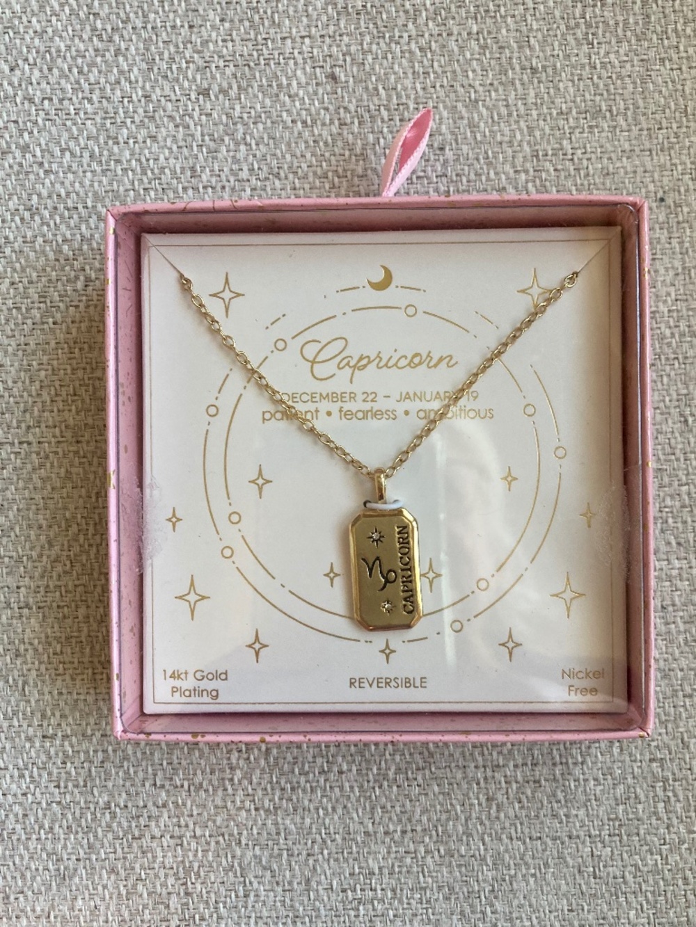 Capricorn Sign Fashion Necklace